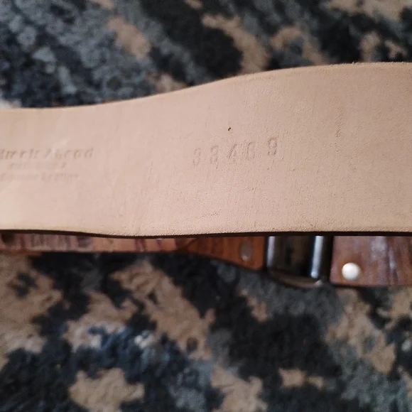Brown Leather Women,s belt